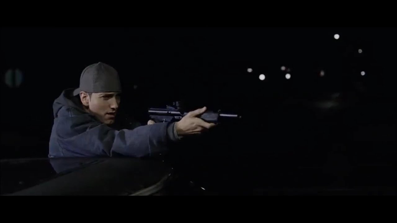 Juicyが流れる映画『8 Mile』のシーン画像
