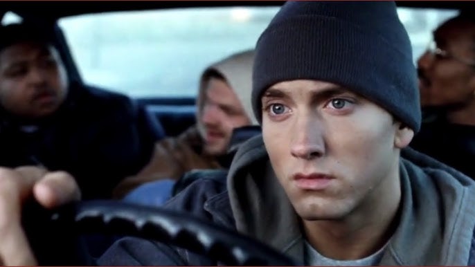 Shimmy Shimmy Yaが流れる映画『8 Mile』のシーン画像