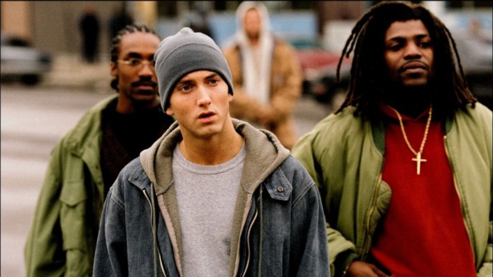 Bring Da Painが流れる映画『8 Mile』のシーン画像