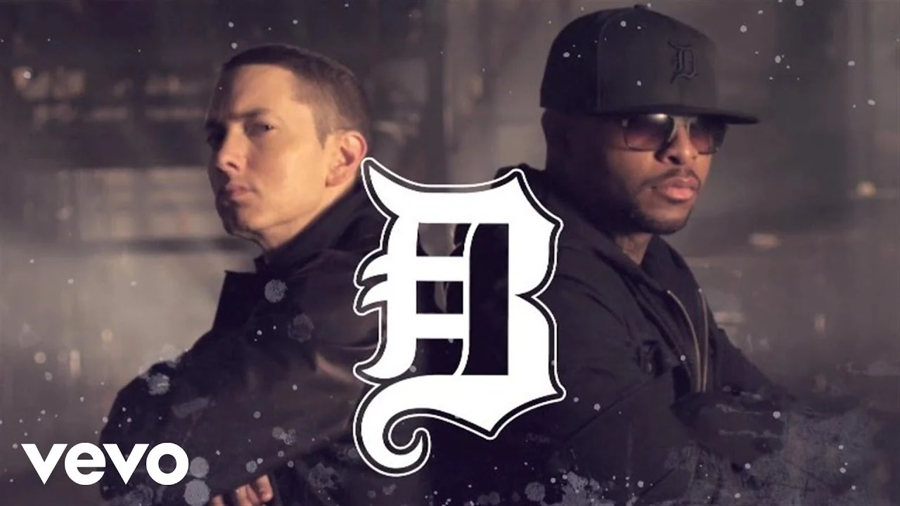 Fast Lane公式MV。背中を合わせるEminemとRoyce da 5'9"。