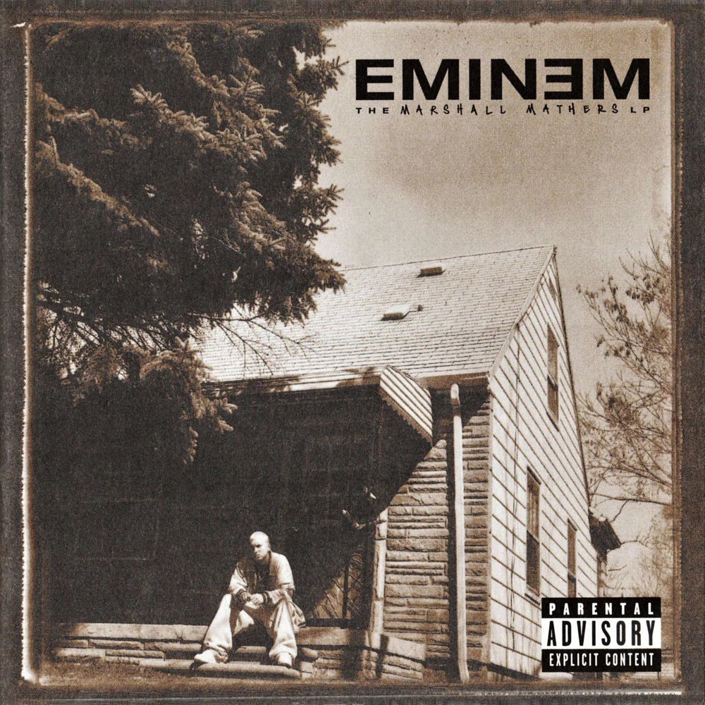 The Marshall Mathers LP、家のジャケット
