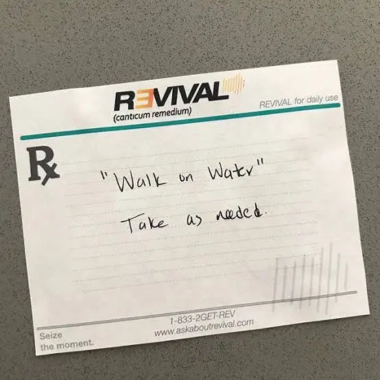Walk On Waterの発売を示唆したRevival処方箋