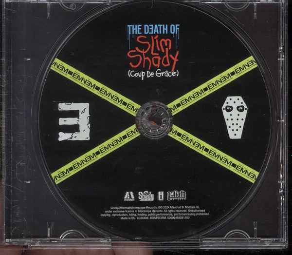 The Death of Slim ShadyのCD盤面とケース